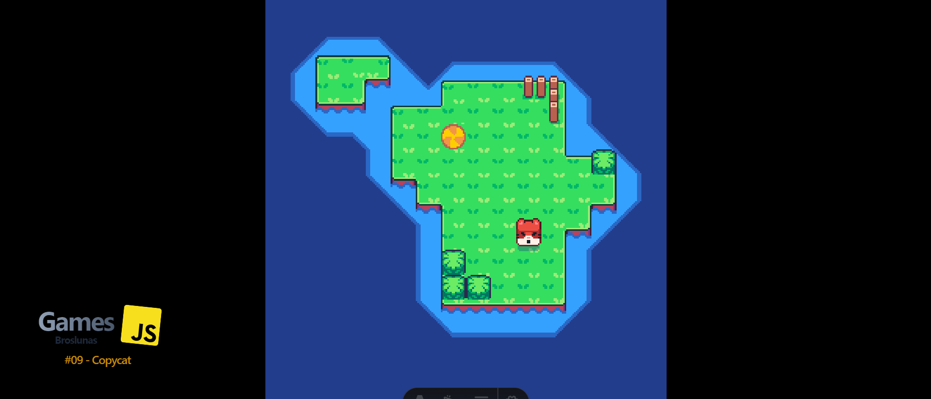 Captura de pantalla del proyecto Copycat