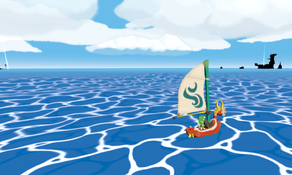 Captura de pantalla del proyecto Zelda: Wind Waker